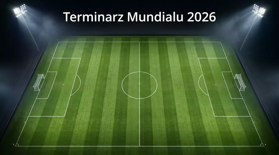 Terminarz Mundialu 2026 z podziałem na fazy — grupy od 11 czerwca, runda 32 od 28 czerwca, finał 19 lipca